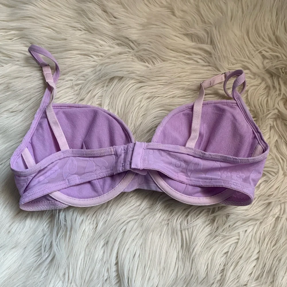 Frederick’s of Hollywood Lavender Floral Water Bra - Picture 4 of 9